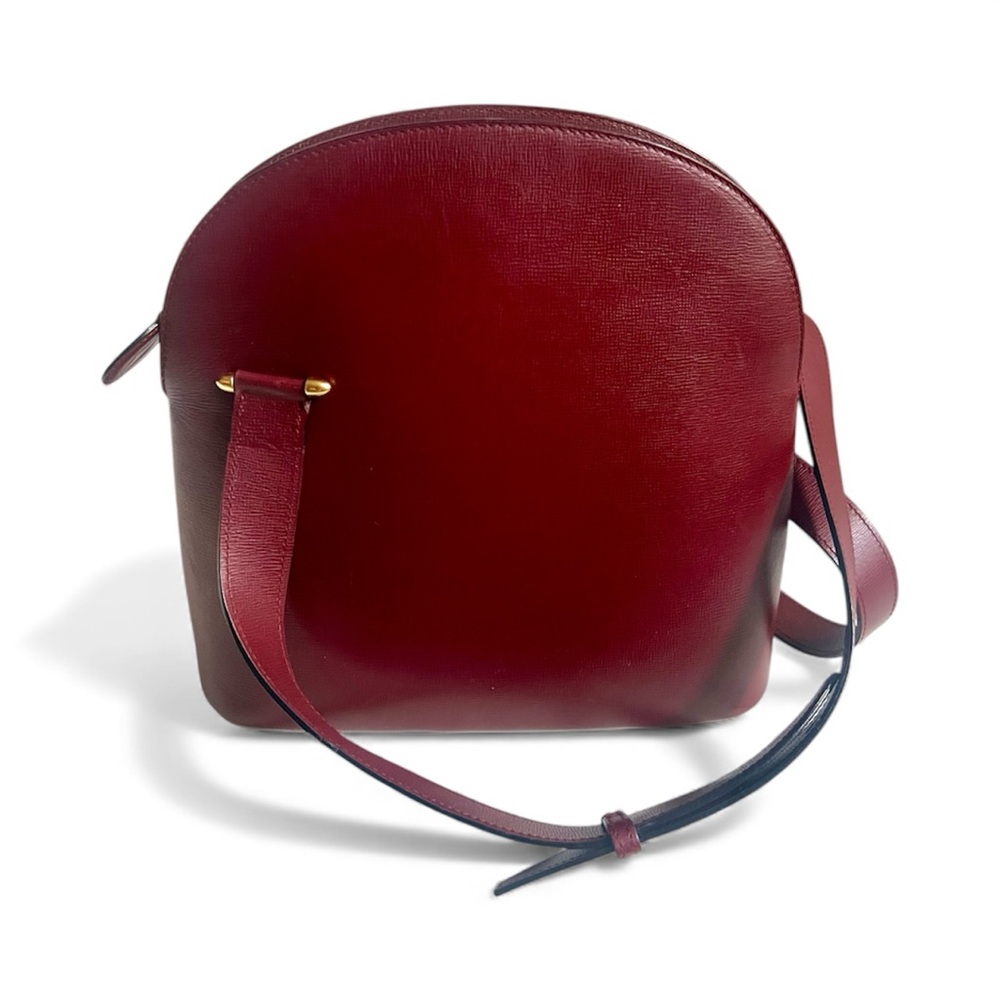 💋Cartier Burgundy Leather Crossbody Bag